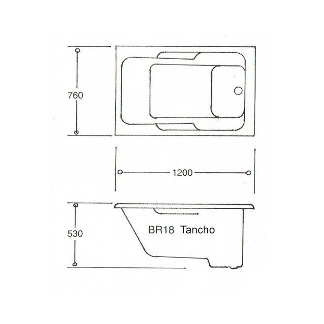 Tancho Japanese Spa Bath Technical Data