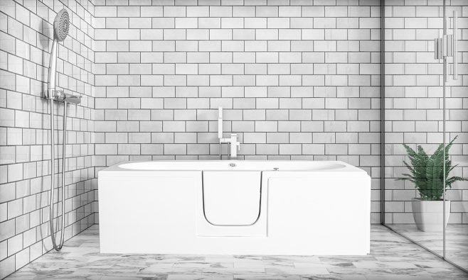 Cordova Double Ended Walk in Bath